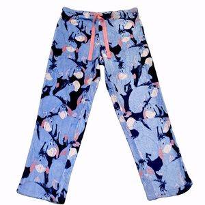 Womens Disney Eeyore Donkey Winnie The Pooh Fleece Sleep Pant Pajama Bottoms